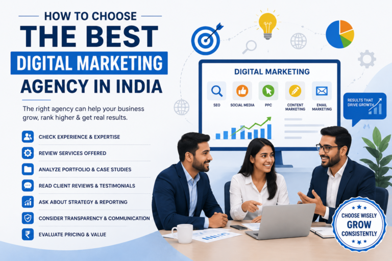 how to choose the best digital marketing agency in india