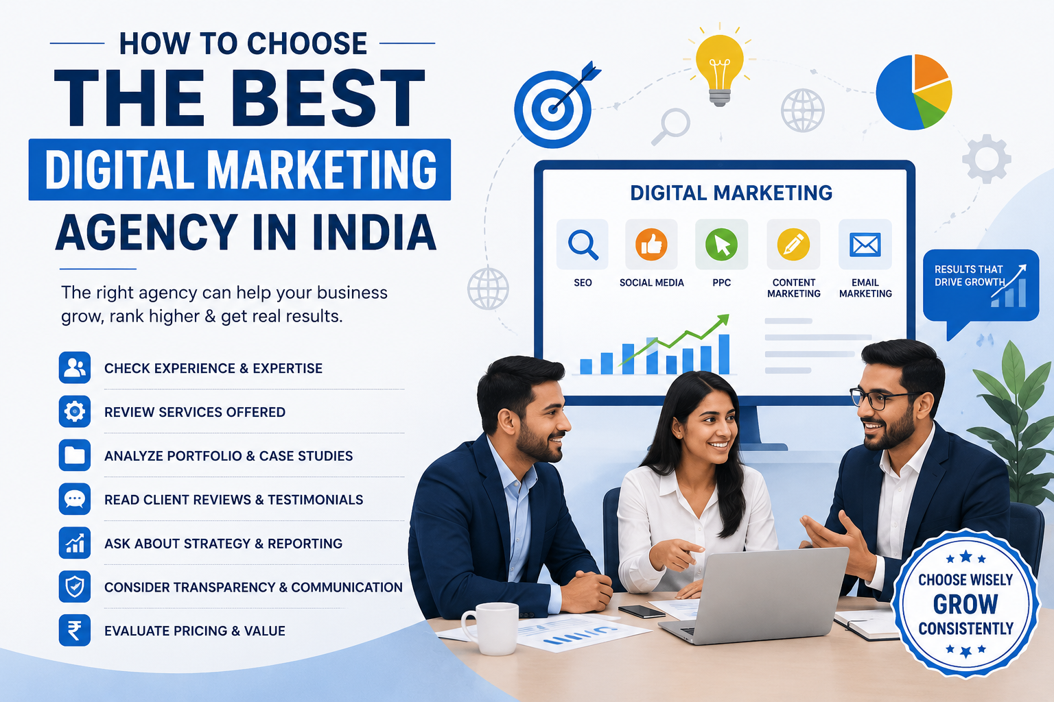 how to choose the best digital marketing agency in india