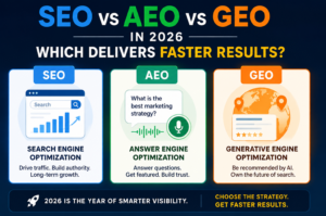 seo vs aeo vs geo